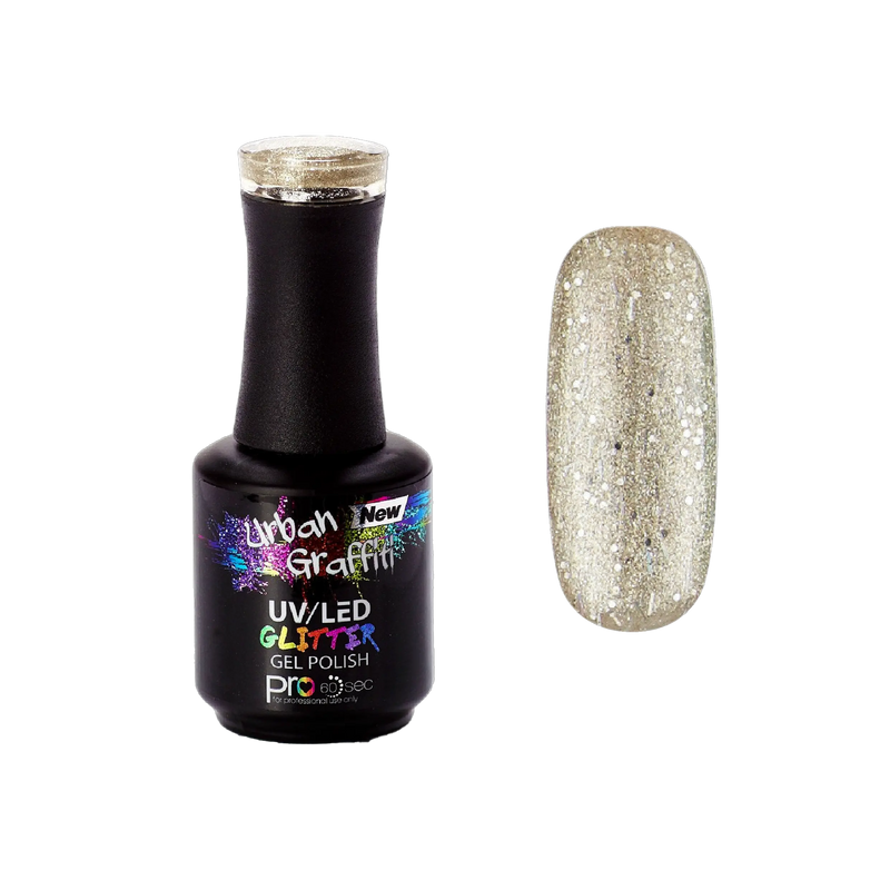 Andromeda - UGGP-A0919 Urban Graffiti Gold Shimmer Gel Polish 15ml
