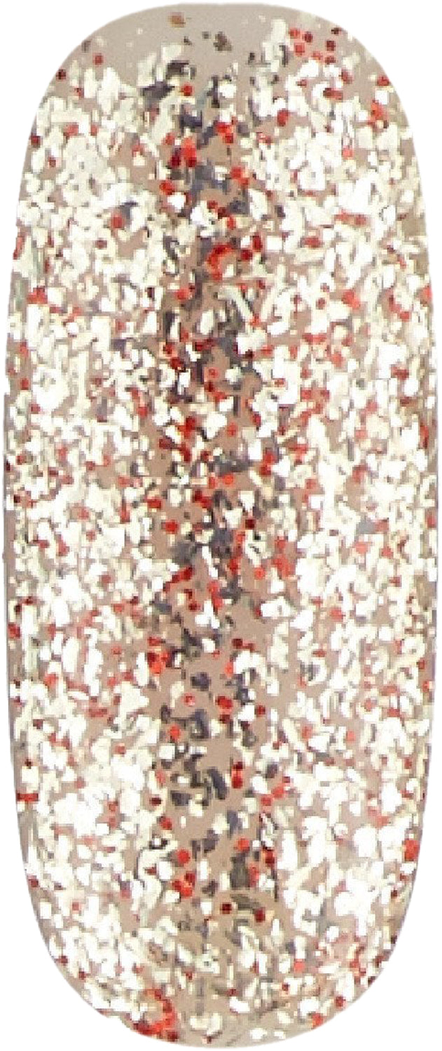 Tinsel Town - UGGP-A0913 Urban Graffiti Gold and Red Glitter Gel Polish 15ml